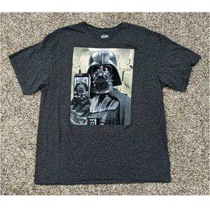 Star Wars Darth Vaders Selfie Smart Phone Picture T-Shirt Size XL Fifth Sun NICE